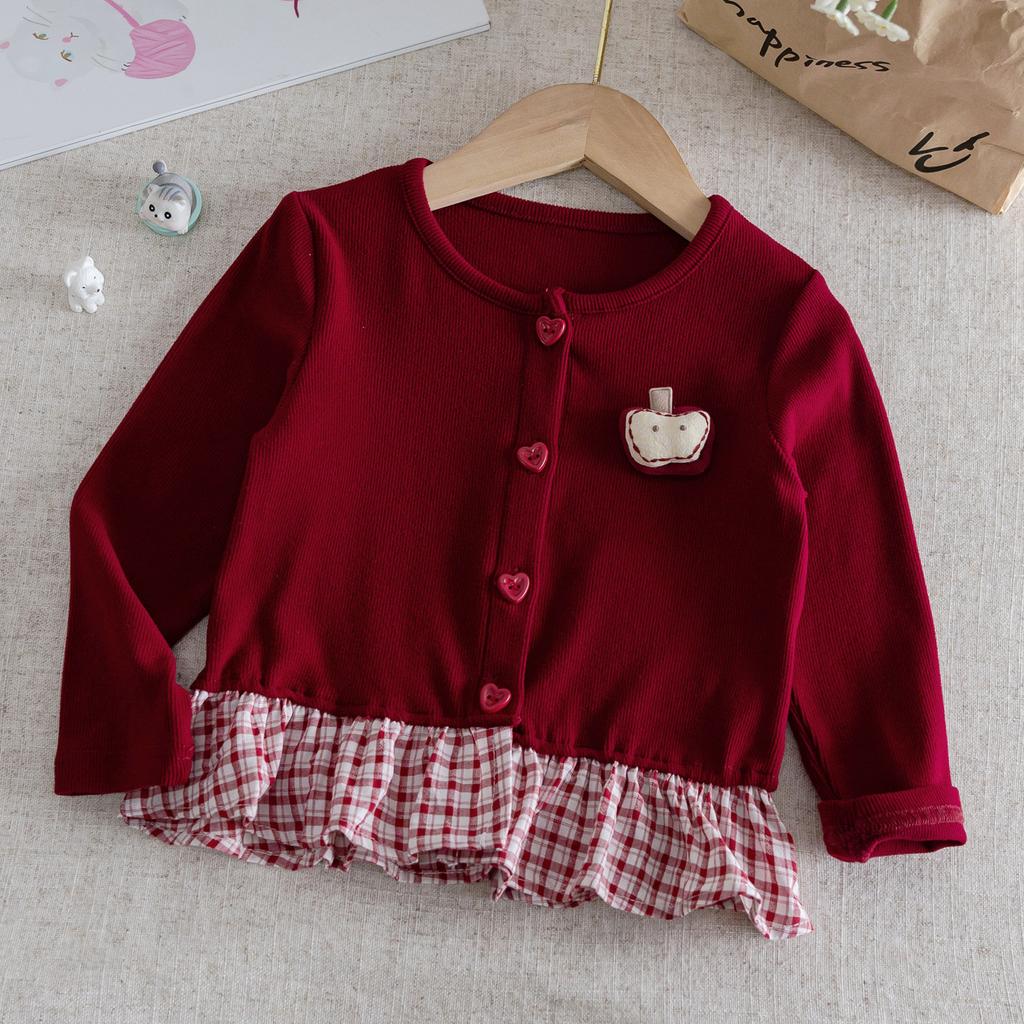 Girls Spring Autumn Stylish Casual Jacket Baby Loose Long Sleeve Trendy Top Fashion Outerwear