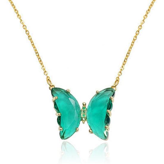 Naszyjnik damski kreatywny uniwersalny damski biżuteria motyl wisiorek naszyjnik obojczyk na imprezę