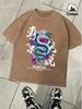Legend Of The Tokyo Dragon Prints Washed TShirts Mens Oversized Cotton T Shirts Summer ONeck Distressed Tops Basic Clothes