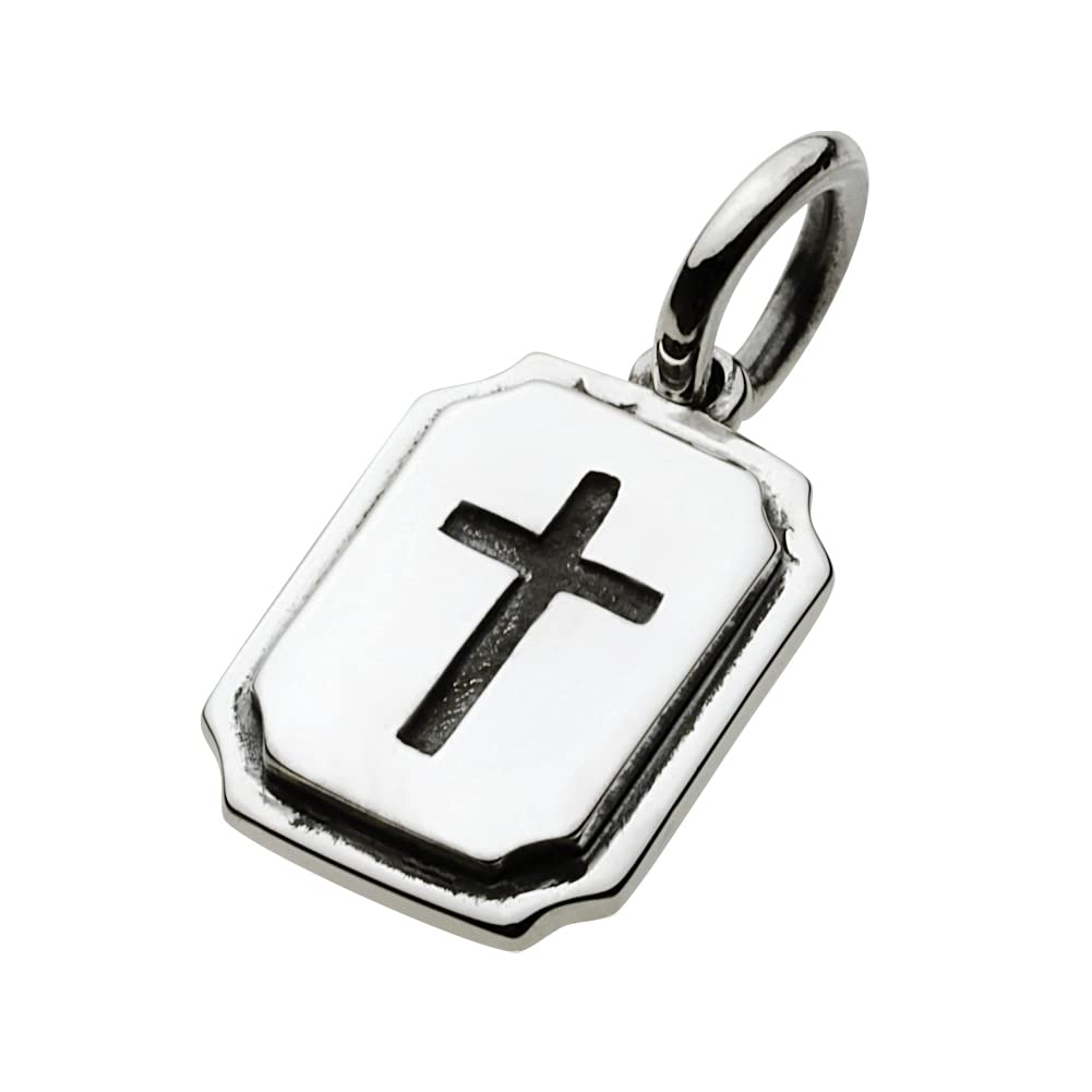 

Shield Cross Plate Pendant fp0138 [Figmart] [Silver Accessory]