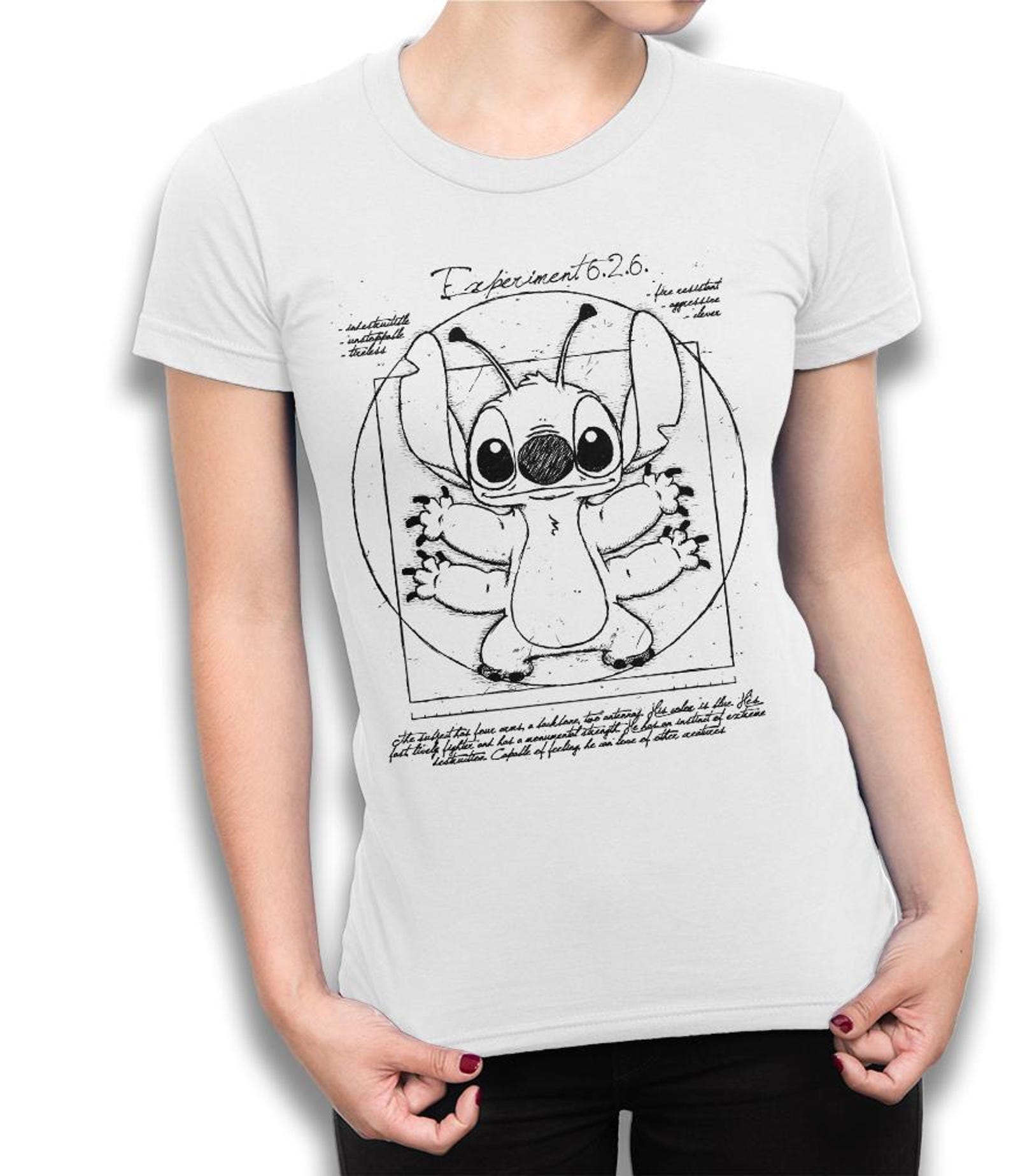 The Vitruvian Stitch Graphic T-Shirt, Men s and Women s Sizes 2XL