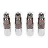 RCA Male Plug Chrome Plated Welding DIY RCA Sound Connector for 11.5mm Diameter Signal Coaxial Cable