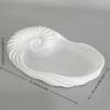 3D Printed Nautilus Shell Tray Coastal Style Conch-Shaped Shell Trinket Dish Plastic Spiral Design Key Holder Bathroom