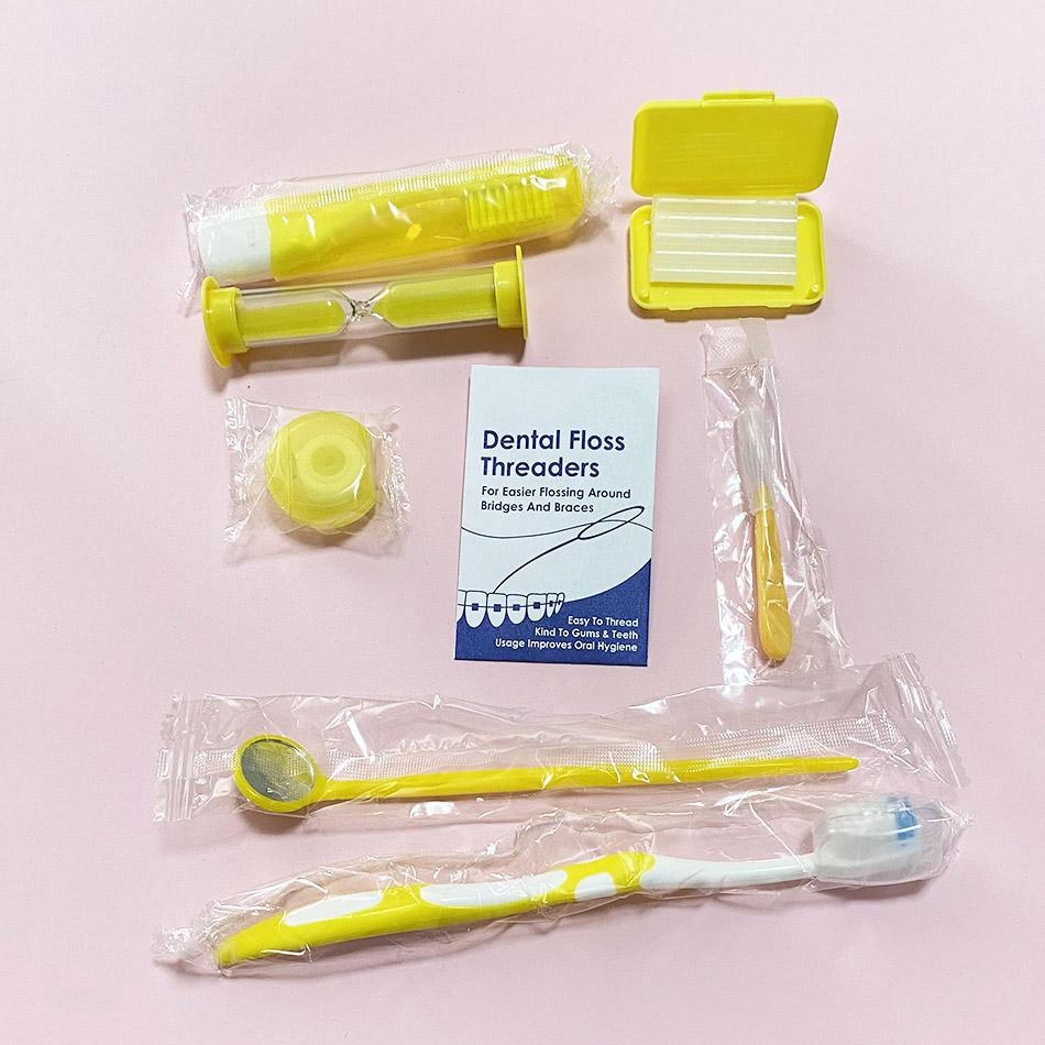1 Pack Dental Orthodontic Reise-Set Orthodontische Zahnbürste Mundpflege Hygiene