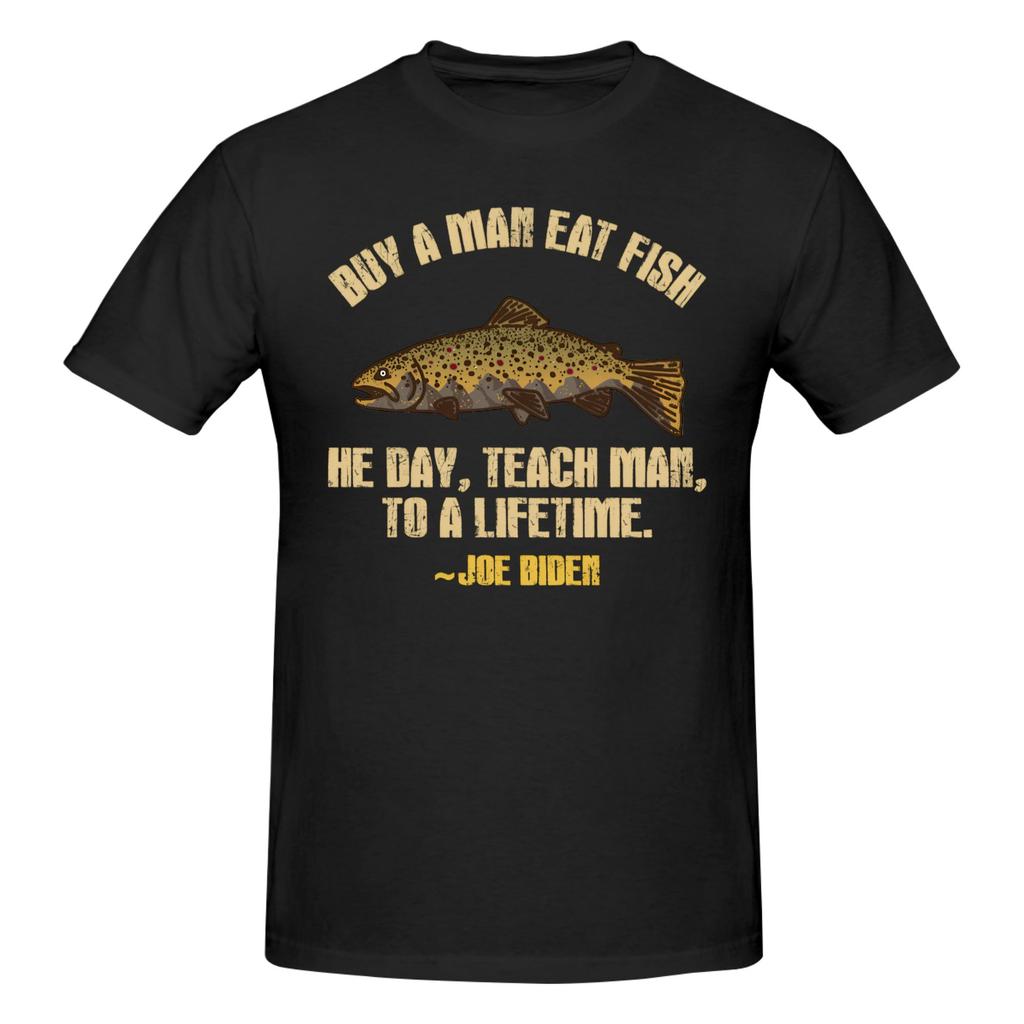 Fih Funny Meme T Shirt Men Women Short Sleeve Graphic Fish Fishing Clothing Streetwear Summer Loose Fit Pure Cotton Tee Tops
