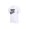 Nike T Shirts Men's White Crew Neck Moderate Straight Fit DD9350-100