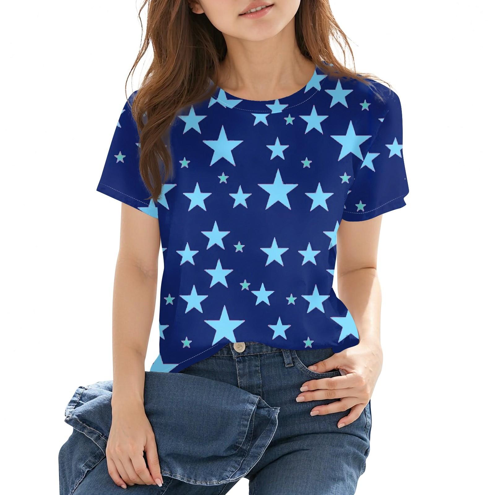 

Детская повседневная футболка с короткими рукавами и круглым вырезом с принтом, модная 160