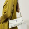 Cowhide Shoulder Messenger Bag Textured Commuter Underarm Women's Bag Baguette Bag