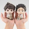 Anime Haikyuu!! Oikawa Tooru Iwaizumi Hajime Akaashi Keiji Podívej se nahoru Model Akční figurky PVC Q Verze Sběratelské Narozeninové Hračky