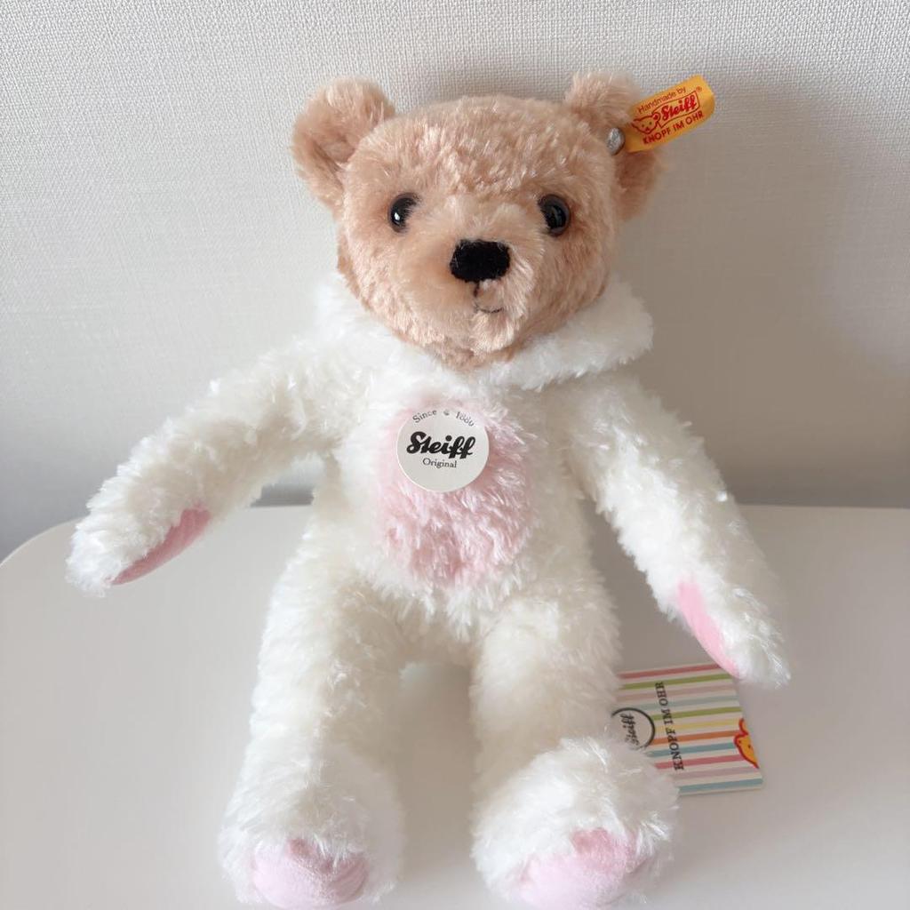 [USED] Steiff Hoodie Teddy Bear with tag, Rabbit