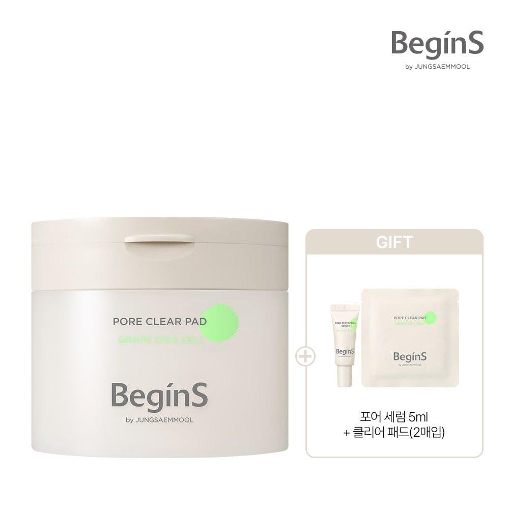 

JUNG SAEM MOOL Pore Clear Pad 70 аркушів (Сироватка для пор 5 мл + прозора подушечка (2 аркуша)) [Подарунки можуть відрізнятися]