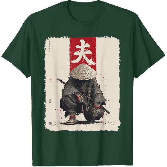 Samurai, Warrior, for Men | Japanese Ninja, Anime, Katana T-Shirt