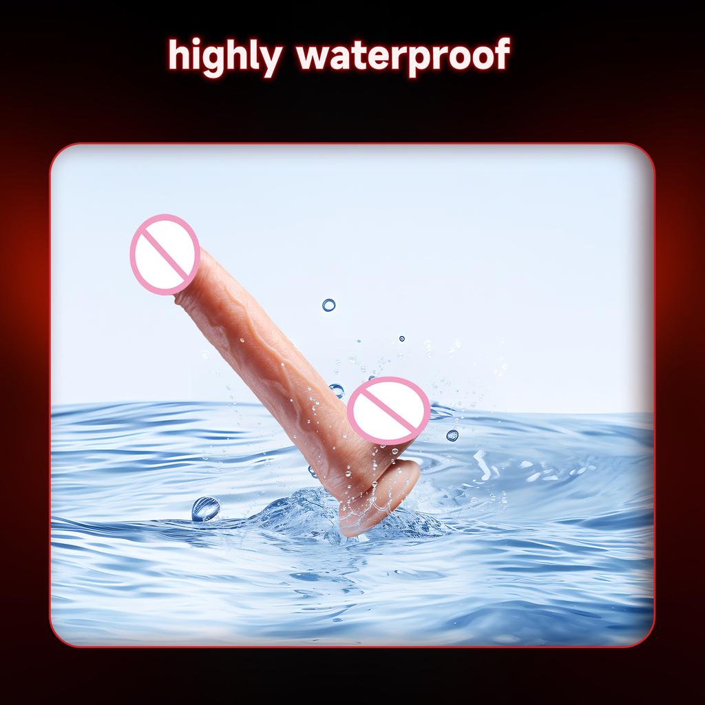 Großer Dildo Vibrator Wiederaufladbarer Künstlicher Penis Teleskopisch Schwingend Heizend Fernbedienung Dildos Steuerung Vibratoren Für Frauen Männer Sexspielzeug