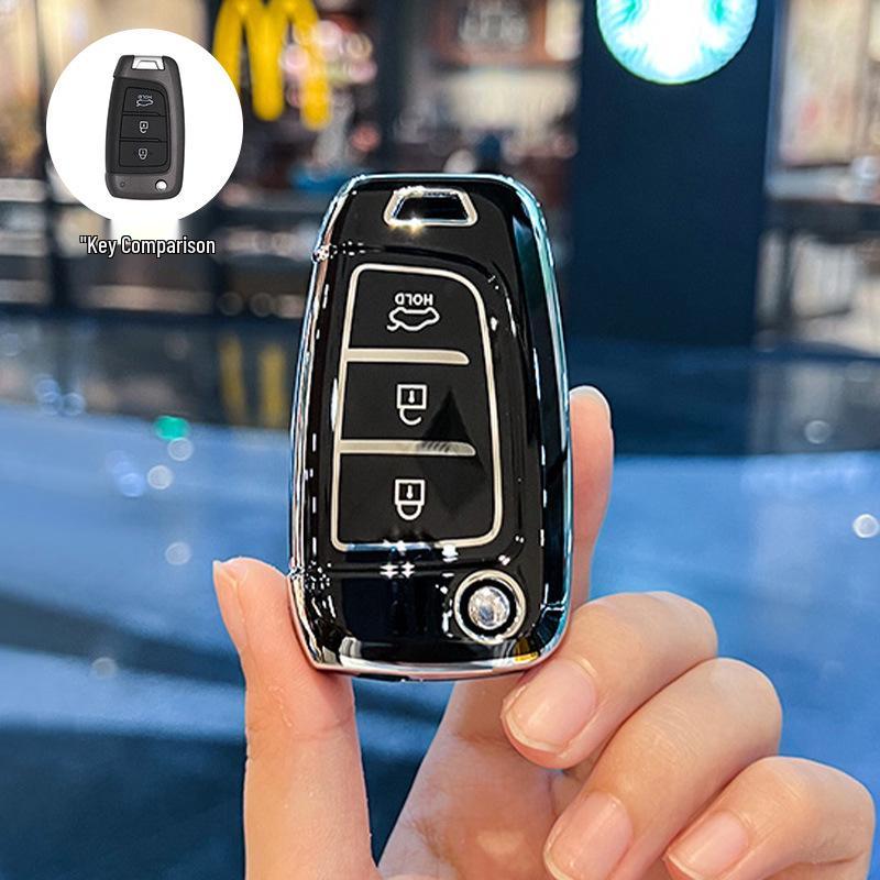 Kompatibel mit 20 Modellen: Schlüsselabdeckung für Beijing Hyundai New Elantra, Verna, ix25, Mistra, ix35 - Schutzschale Schnalle