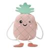 New Cute Pineapple Children's Bag Little Girl Messenger Bag Fashion Cartoon Shoulder Bag Baby Accessories Coin Purse