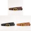Classic Leather Belt For Women With Pin Buckle Casual Office Accessory For Spring