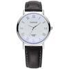 Rio Grande Roma Round Dial Business Watch Men's Leather Band Black White Dial ZM-WATCH5231-M-WHBK