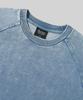 Beodeonteu Knit Denim Washed Sweatshirt [Light Blue]