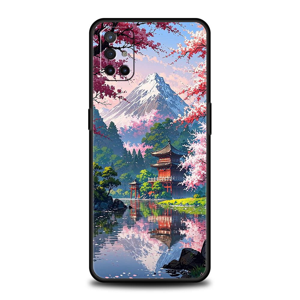 Phone Case For OnePlus 13 12 11 10 9 Pro 9T 13R 12R 10R 9R 9RT 10T 8T 8 Nord 2T CE 2 3 5G N30 Cover Japanese Anime Landscape Art