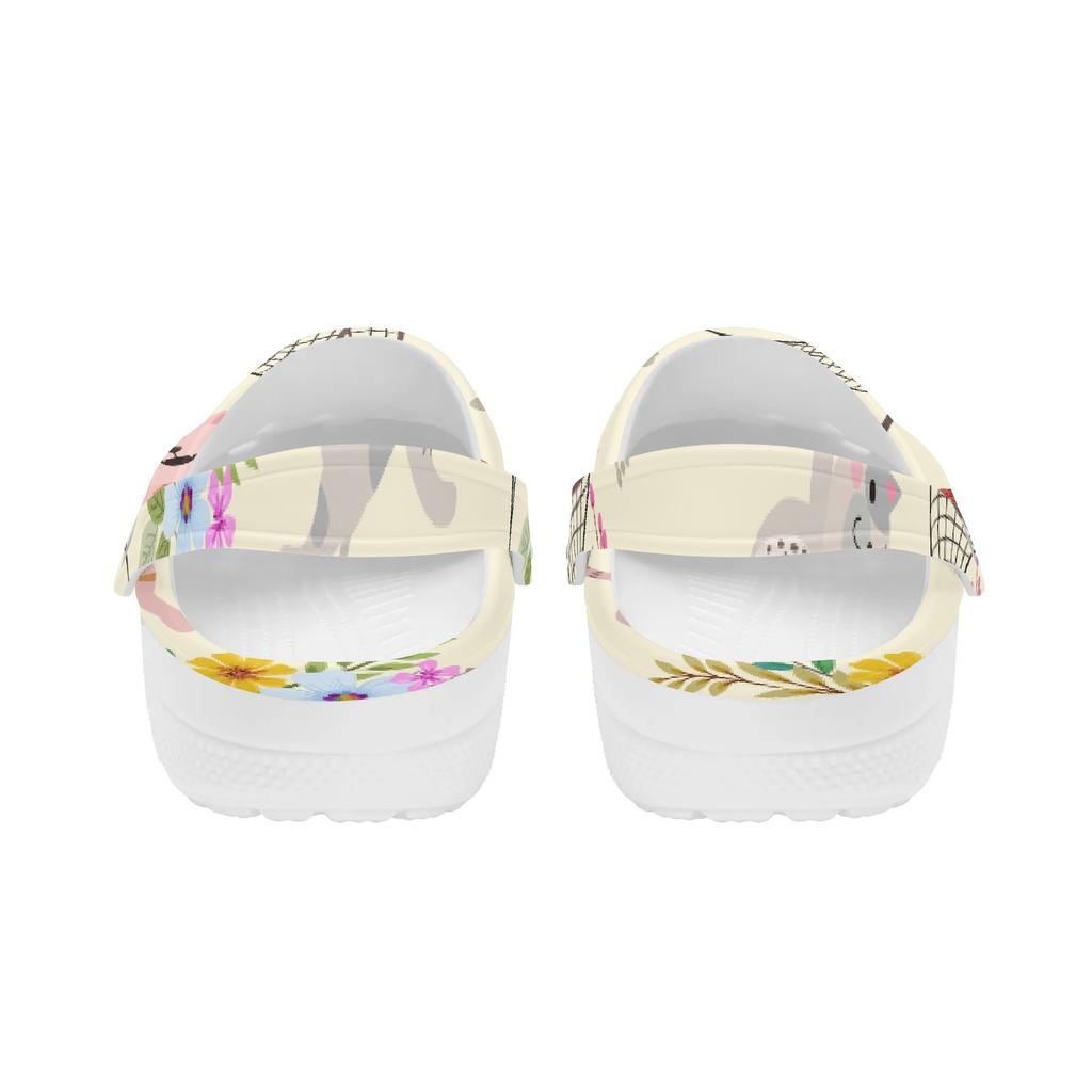Colorful Printed EVA Clogs Women Men Quick Dry Lightweight Slip On Casual Shoes Soft Sole Summer Sandals Indoor Outdoor Wear