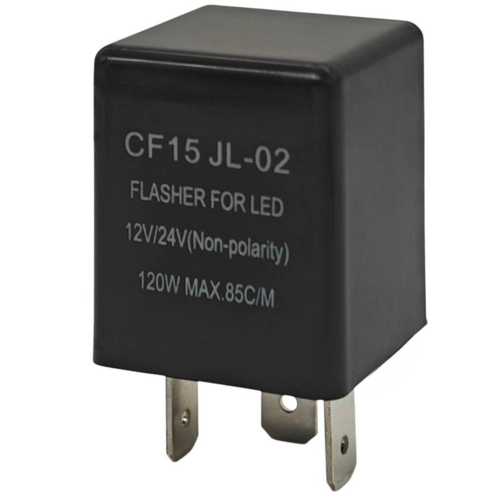 2 st LED blinkersrelä CF15 12-24V universal