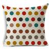 Creative Simple Geometry Cushion Cover Modern Office Car Waist Cushion Bedroom Living Room Decorative Pillowcase 45*45Cm