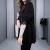 Spring 2025 European Style Lace Top for Middle-Aged Women - Plus Size Available