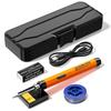 Kit de Ferro de Solda USB Aquecimento Rápido com Pontas Extras Estojo de Armazenamento para Drone RC Reparo de Peças Pequenas Soldagem
