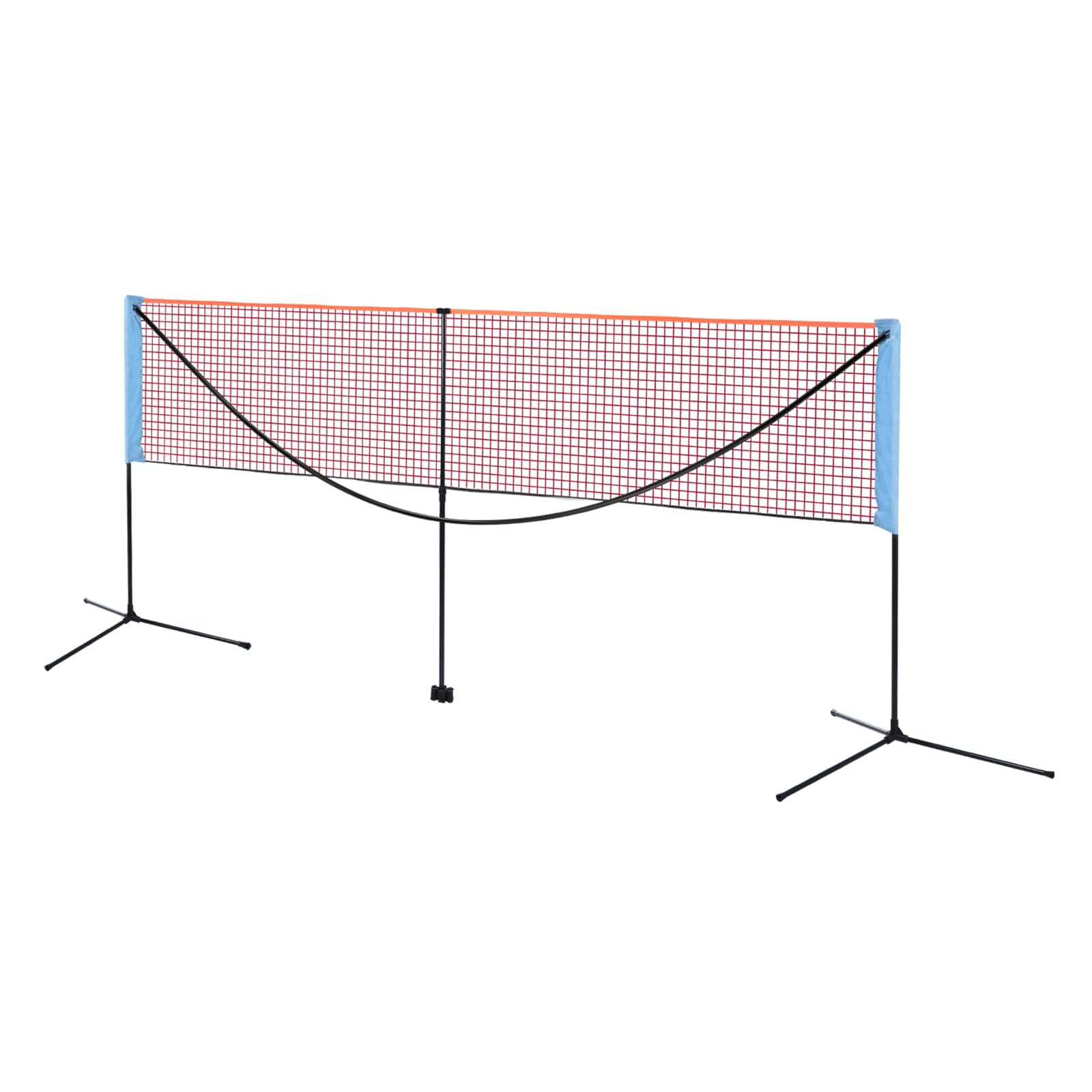 METERXITY Portable Badminton Net for Junior and Pickleball with Storage Adjustable for and Beach Use 6-Meter Tennis, Soccer, Volleyball, Bag,