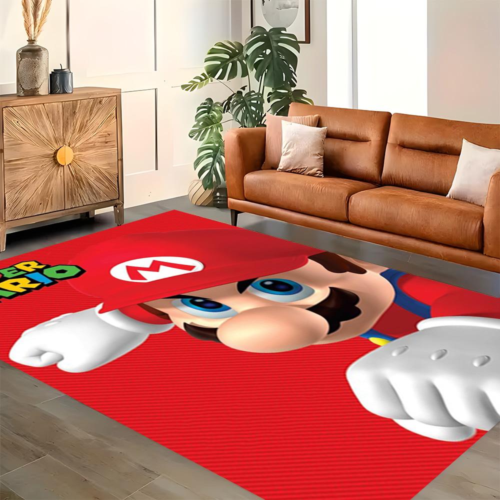 Super Mario Adventure for Living Room Rug, Bedroom, Study Room, Hallway Decoration, Perfect for Home Decoration or Holiday Gifts