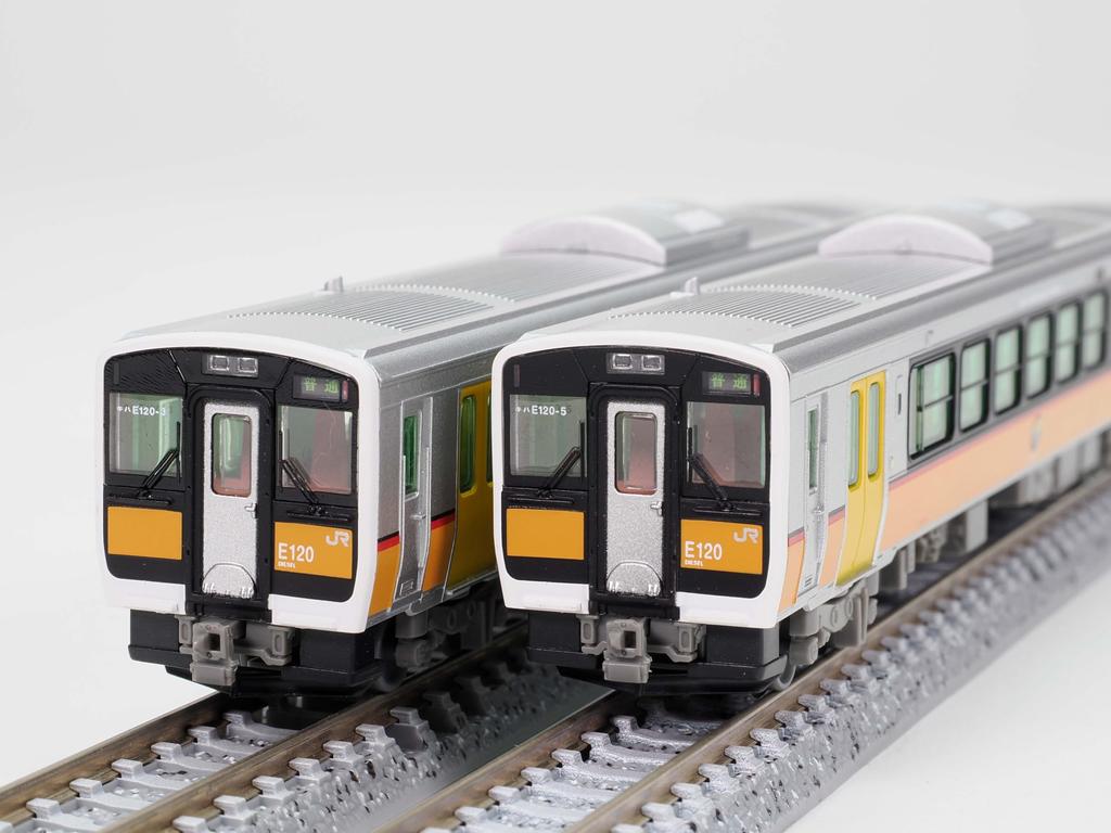 TOMYTEC Railway Collection, JR Kiha E120 Series, Ban'etsu West Line, 2-Car Set, Diorama Supplies, 336365
