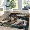 Gothic Style Floor Rug Office Rug Suitable for Playrooms Decorate Room Balcony Game Room Antislip Carpet Office Home Decor Gift for Festivals