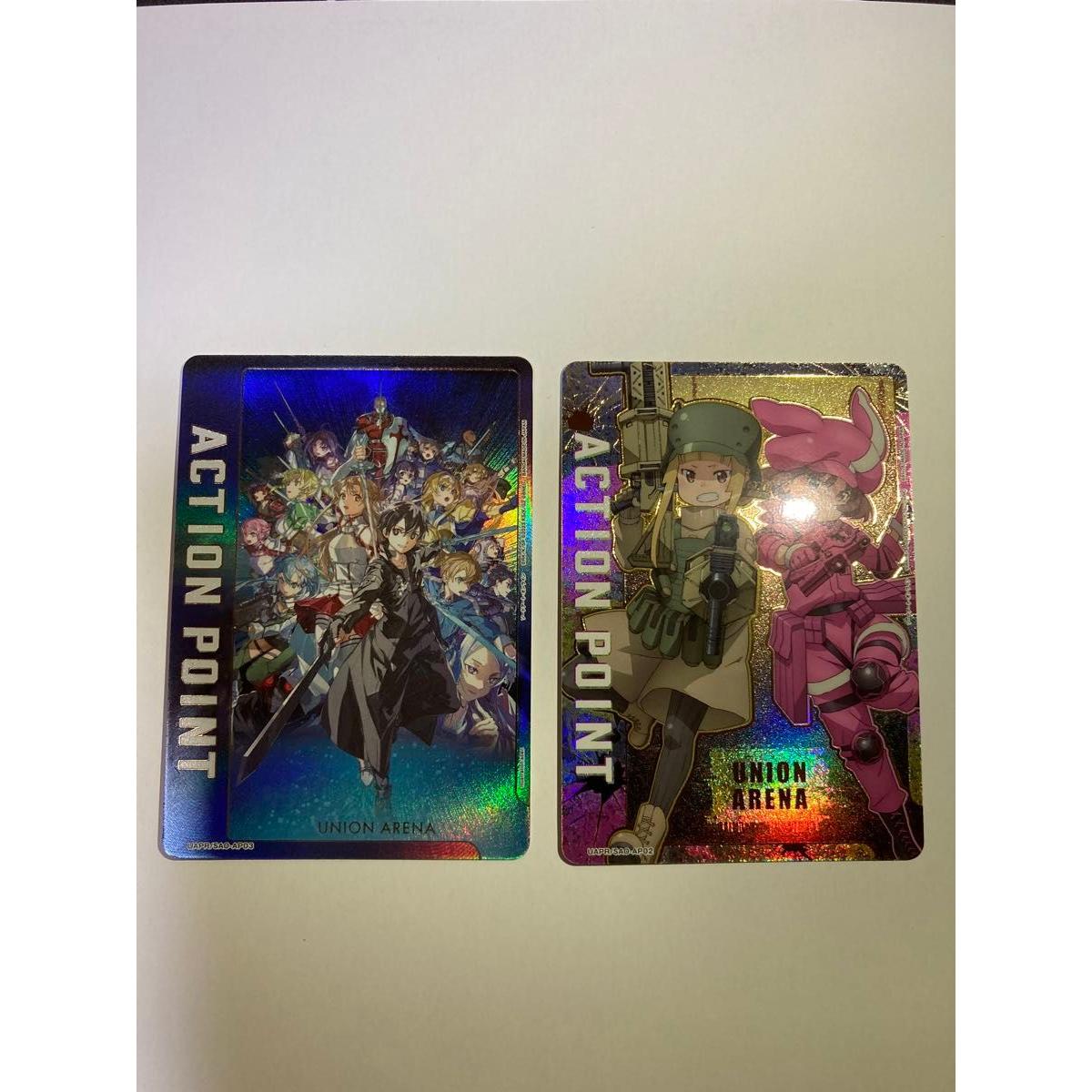 Used Union Arena Action Point SAO Game First Bonus Promo Sword Art Online