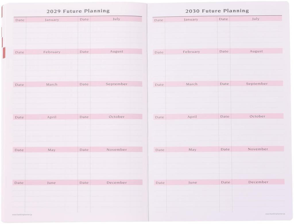 Franklin Planner Organizer, 1 Page Per Day, Starting January 2026, A5, No Cover, 86543