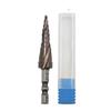 M35 Hexagonal Spiral 3-13mm Cobalt Containing Step Drill Stainless Steel Hole Opener Co Pagoda Drill Bit Cutting Tool