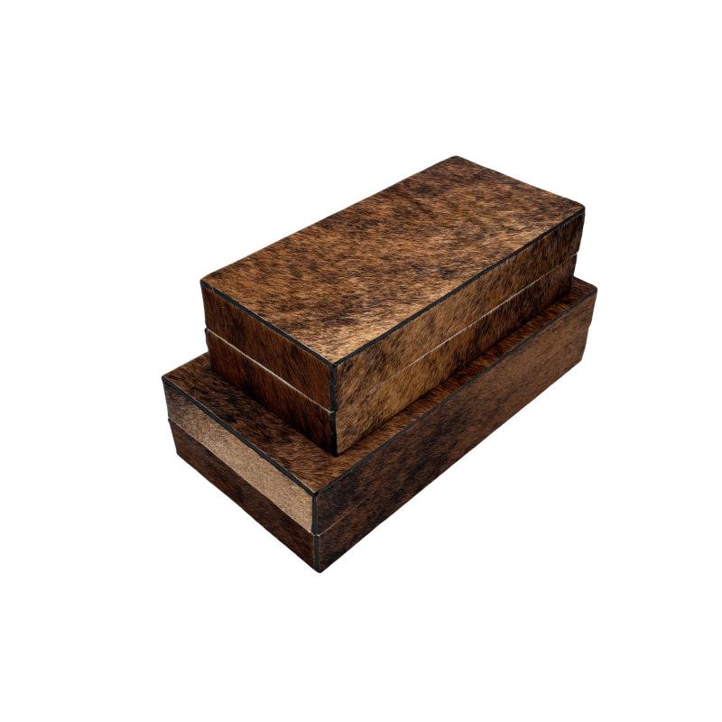 Modern Minimalist Horsehair Storage Box for Living Room, Bedroom, or Dressing Table Decor