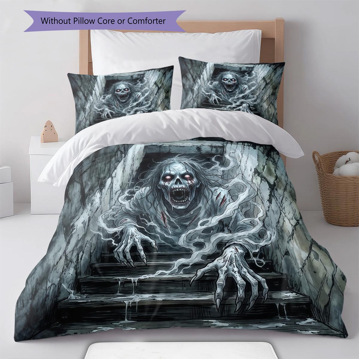 

Horrible basement RugPattern Bedding Quilt Set Quilt Cover Pillowcase Home Decoration Birthday Gift (1 * duvet cover + 2 * pillowcase, without core) 135x200cm