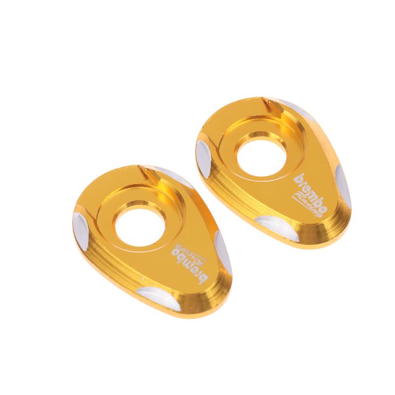 

Motorcycle Turn Signal Adapter Spacer Turn Signals Motorcycle Aluminum Alloy Motorcycle Flasher For Turn Signal Indicator золотий