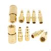10 Pieces Quick Coupling Kit 1/4 "NPT Tool Plug