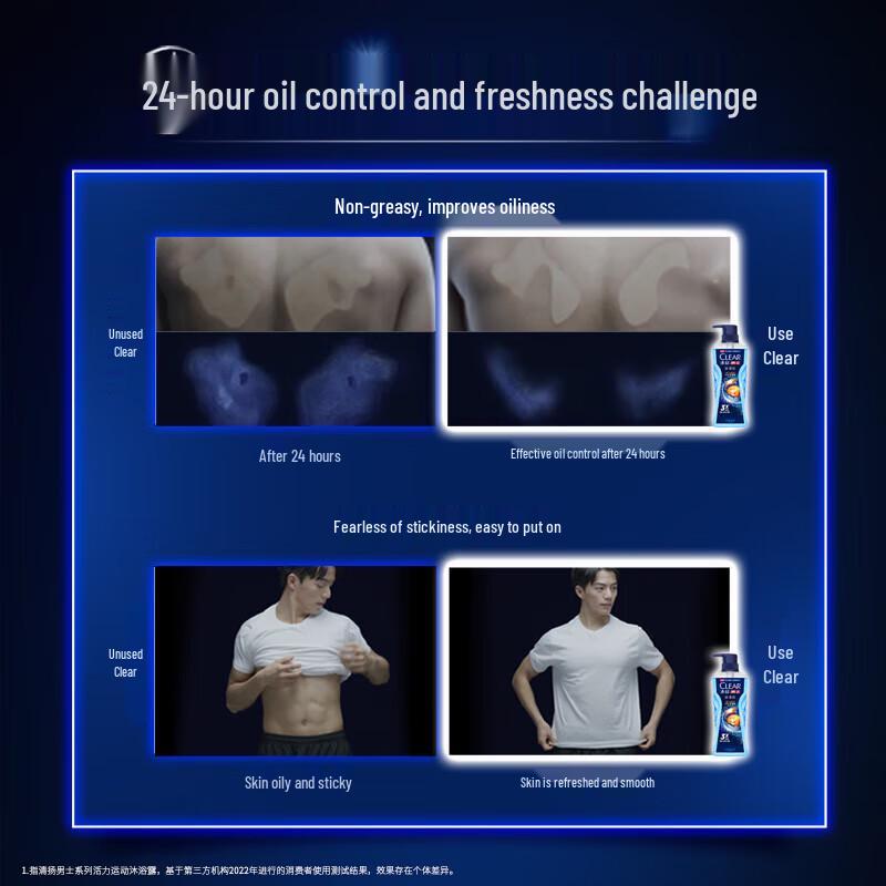 CLEAR Men's Oil Control Sport Body Wash