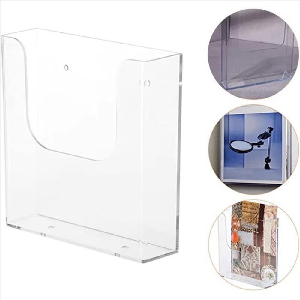 Transparent Acrylic Storage Rack A4/A5 File Rack Supplies Storage Box Data Display Rack School