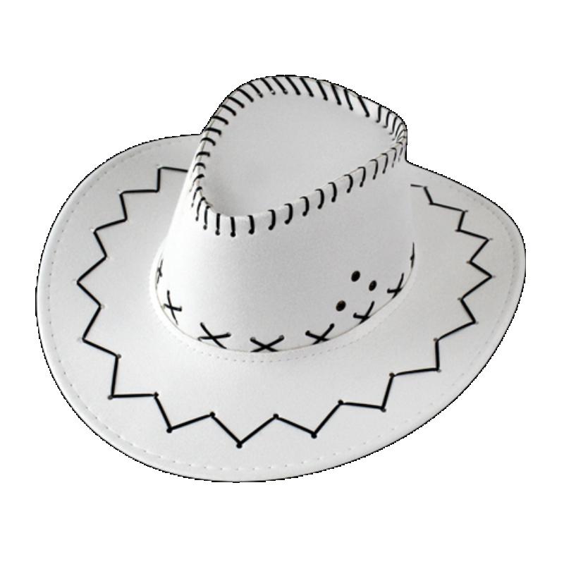 Fashion Simple Adult Kids Cowboy Hat Western Child Cowgirl Hats Halloween Birthday Costumes Accessories Holiday Decorations