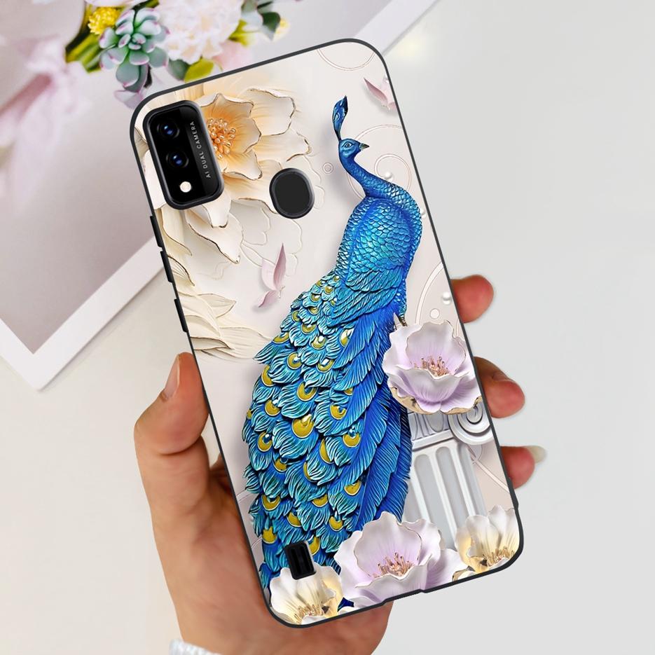 For ZTE Blade A51 A71 Case New Fashion Painted Back Cover Shockproof Phone Case For ZTE Blade A71 A7030 BladeA51 Soft TPU Fundas