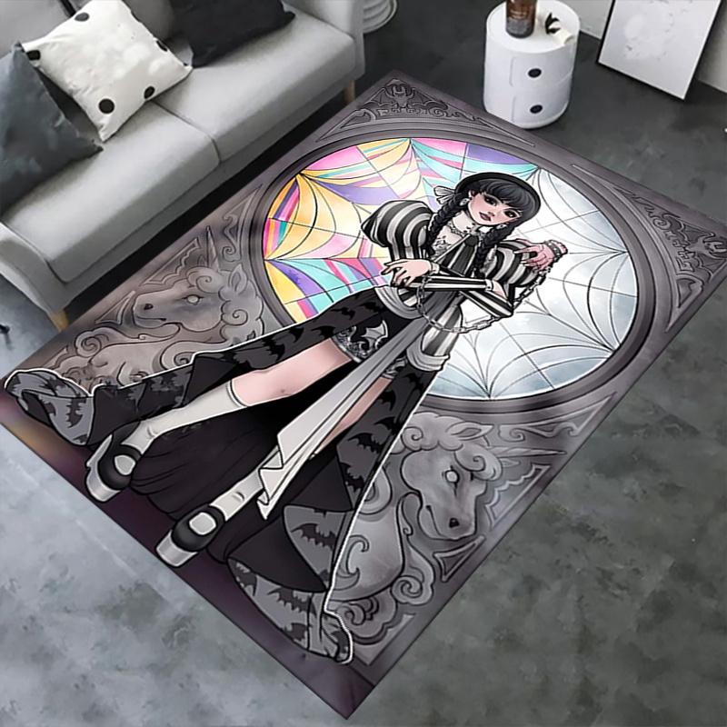 Gothic Lolita Chair Mat Gothic Home Decor, Sofa Carpet, Office Rug Gift for Bedroom, Living Room, Various Rooms