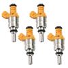 4pcs Fuel Injectors 0K30E13250 Fit for Kia Rio 1.6L L4 2001-2005 FJ640