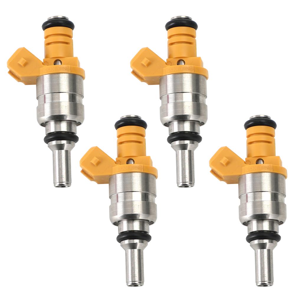 4pcs Fuel Injectors 0K30E13250 Fit for Kia Rio 1.6L L4 2001-2005 FJ640