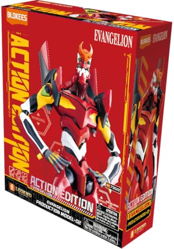 BLOKEES Doyusha Action Edition Series Evangelion: New Theatrical Edition Evangelion Unit-02, Approximately 170mm Tall, Snap-On Plastic Model