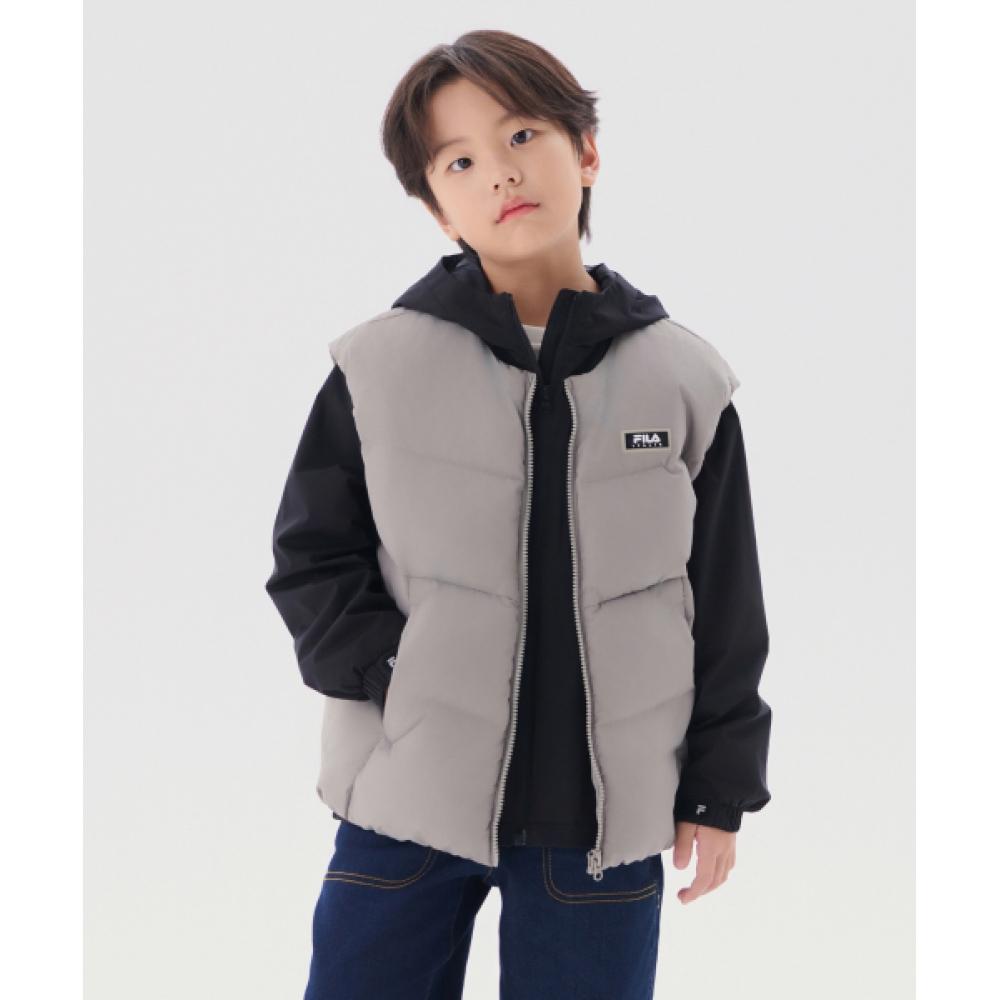 

Fila Kids Buddy гусиный пуховый ветровой жилет Fk2djg4101xblk BLACK/120