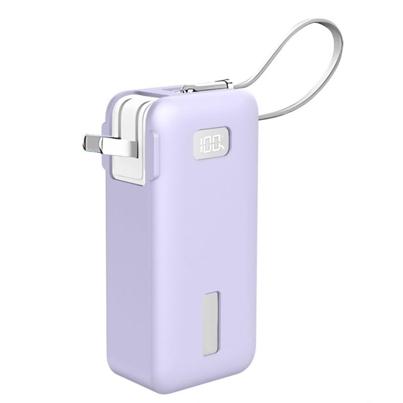 Starke Schutzhülle Stoßfest & Stilvolle Designs Aufbewahrungstasche Leicht zu Tragen für Anaker 10000mAh 3-in-1 Powerbanks