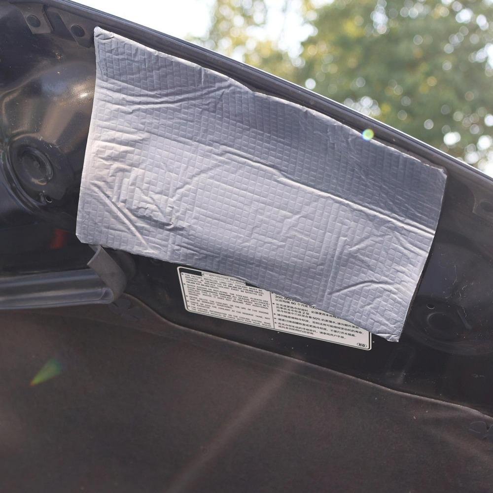 Car Sound Deadener Mat Butyl Rubber Noise Insulation Audio Damping Sheet Heat Shield Vibration Proof Sticker Auto Hood Door Roof